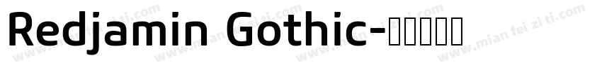 Redjamin Gothic字体转换
